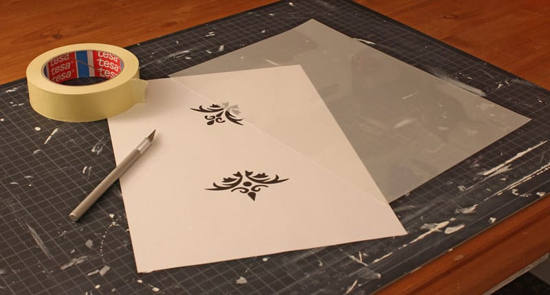 Shabby Chic Schablonen - So macht Ihr sie ganz einfach selbst